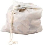 aupoki með viðarkubbum – auðveld geymsla og ferðavæn lausn.