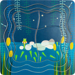 Lagapúsl – stig 2 með halakörtu og vatnasvæði.