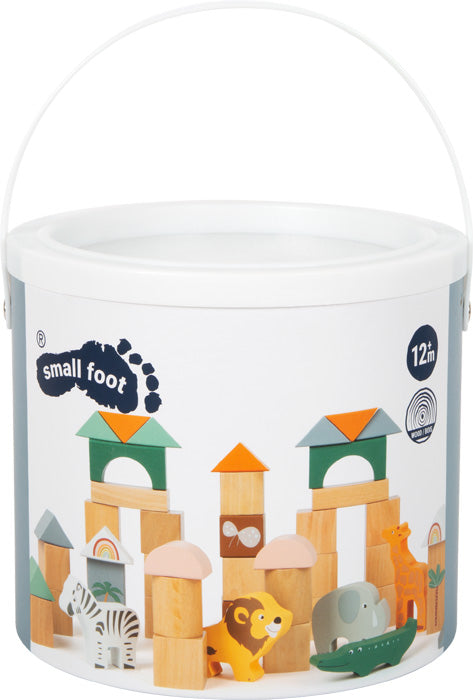 Geymslufata fyrir Safari kubbasettið frá Small Foot.