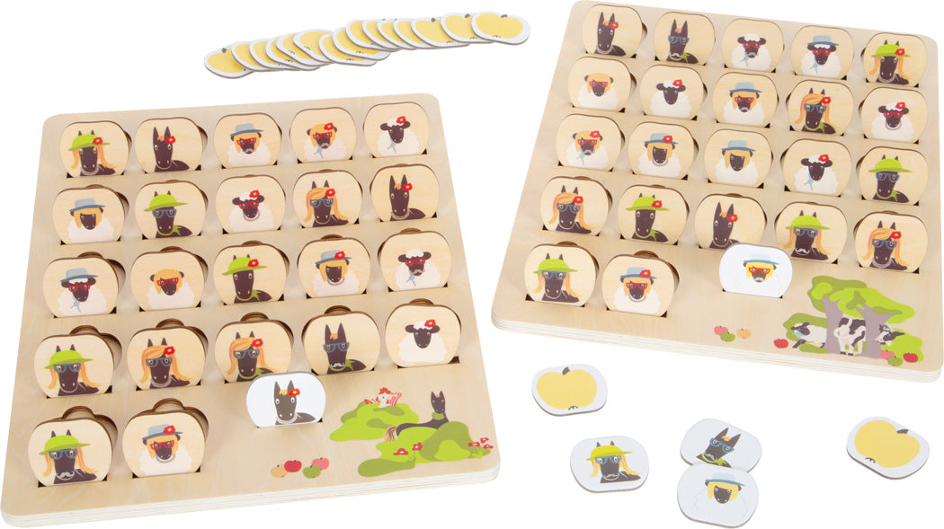 Gettu hver? spjöld og spil með dýrum