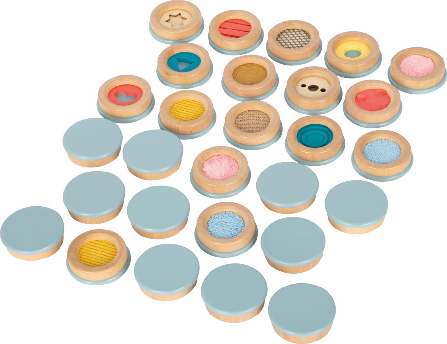 28 skynjunar spil með mismunandi áferð