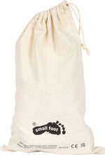 Bómullarpoki með skynjunar minnisspili úr við – geymslupoki fylgir