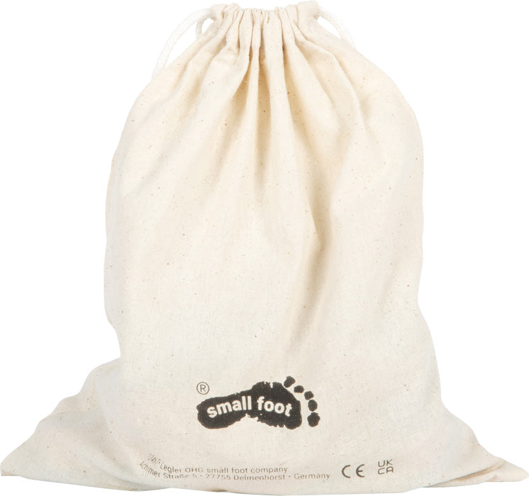Bómullarpoki með hlustunar minnisspili frá Small Foot