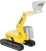 Gul beltagrafa úr við – skófla og armur í hreyfingu