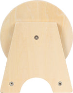 Montessori tromla í notkun – tréleikfang sem styður hreyfiþroska.