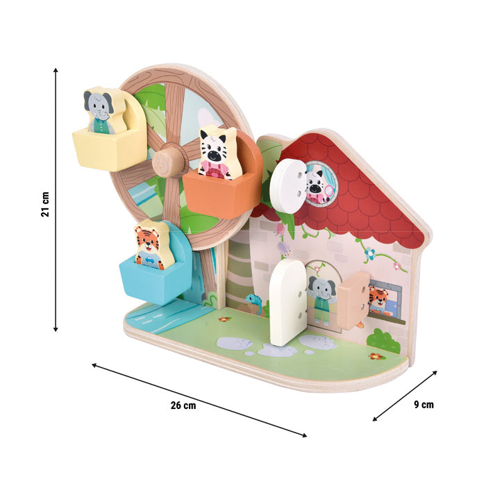 Stærð leikfangsins: 26 x 9 x 21 cm, Hentar vel á borð eða hillu