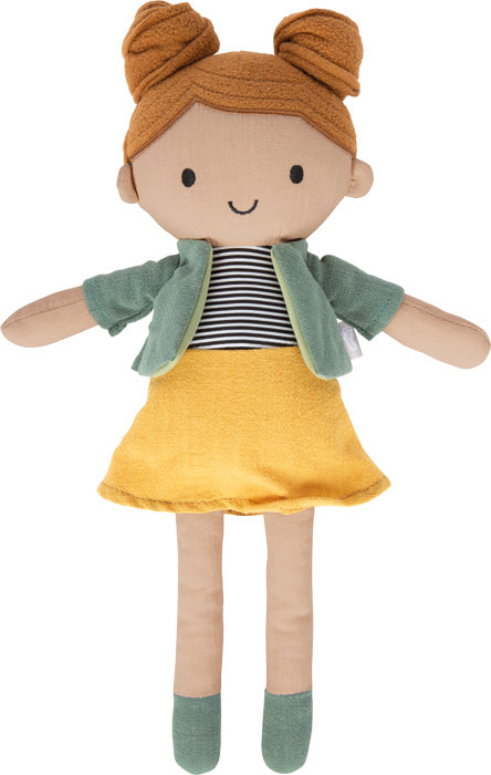 Dúkkan Mæja í fallegum kjól