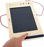 Hnappur til að eyða skjánum á LCD teiknibretti