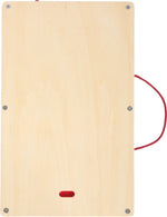 Bakhlið LCD teiknibrettis með læsingarrofa