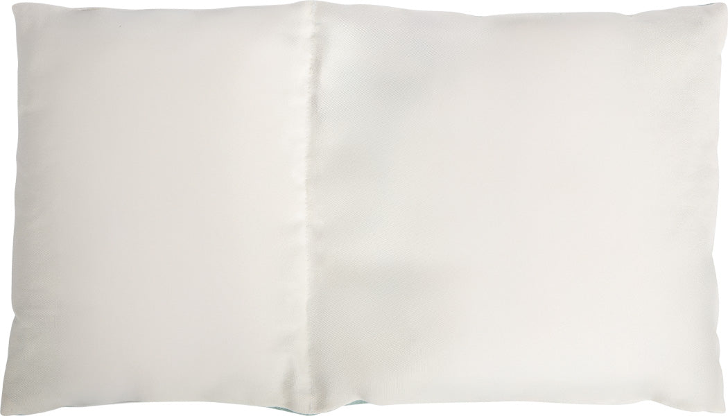 Tvíhliða púði fyrir barna rólu – beige og ljósgrænn