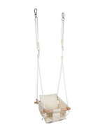 Barna róla úr við séð frá hlið með stillanlegum hengiböndum