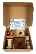Baby Box 7–9 mánaða þroskasett frá Small Foot í gjafaöskju