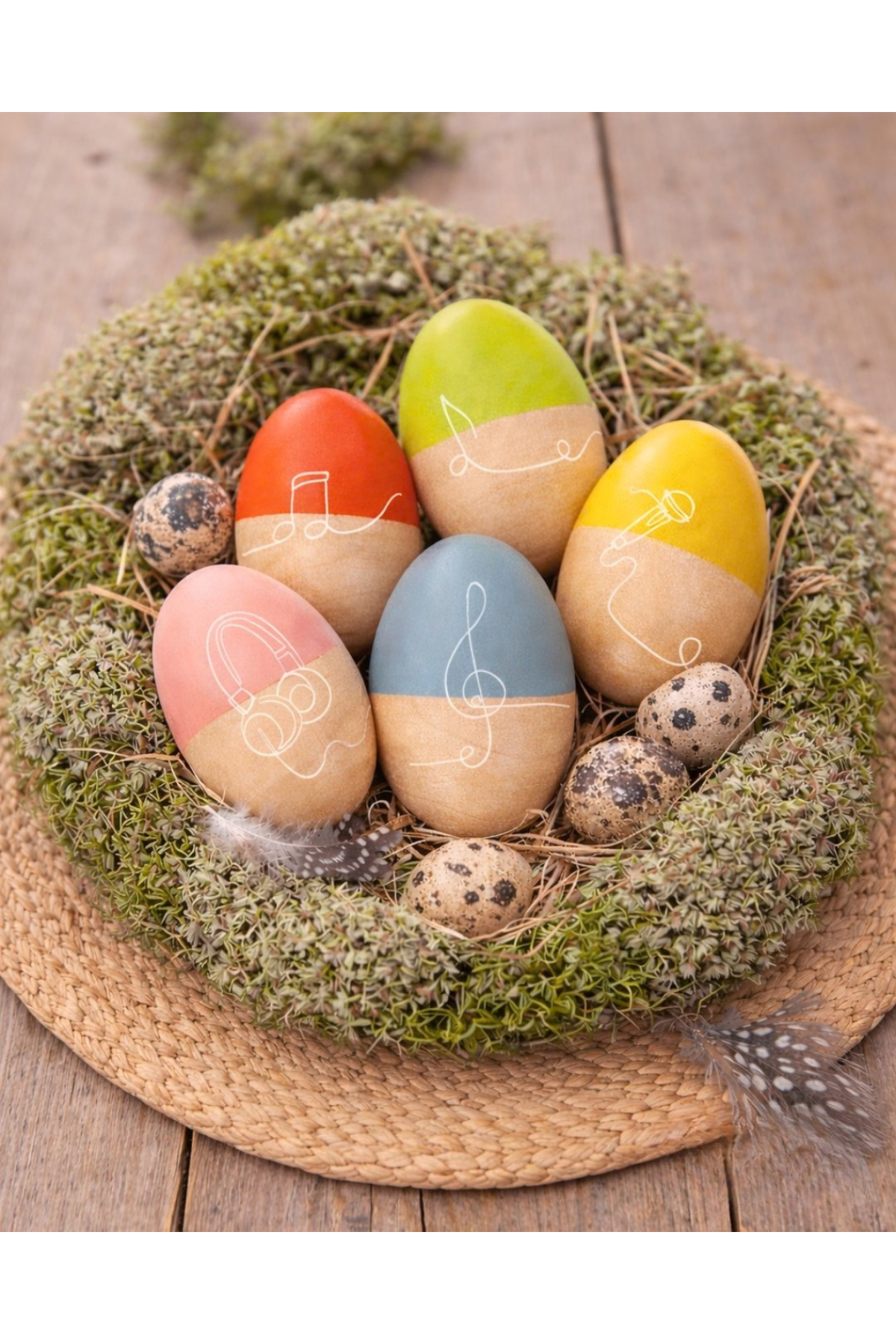 egg hristur úr við – Small Foot tónlistarleikfang