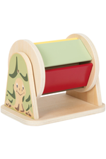 Snúningstromla úr við úr Baby Box þroskasetti fyrir 7–9 mánaða börn frá Small Foot