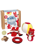 Baby Box 4–6 mánaða frá Small Foot með aldurshæfum þroska- og skynjunarleikföngum