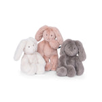 Louison kanínur frá Moulin Roty í kremhvítu, bleiku og gráu, mjúk OEKO-TEX mjúkdýr
