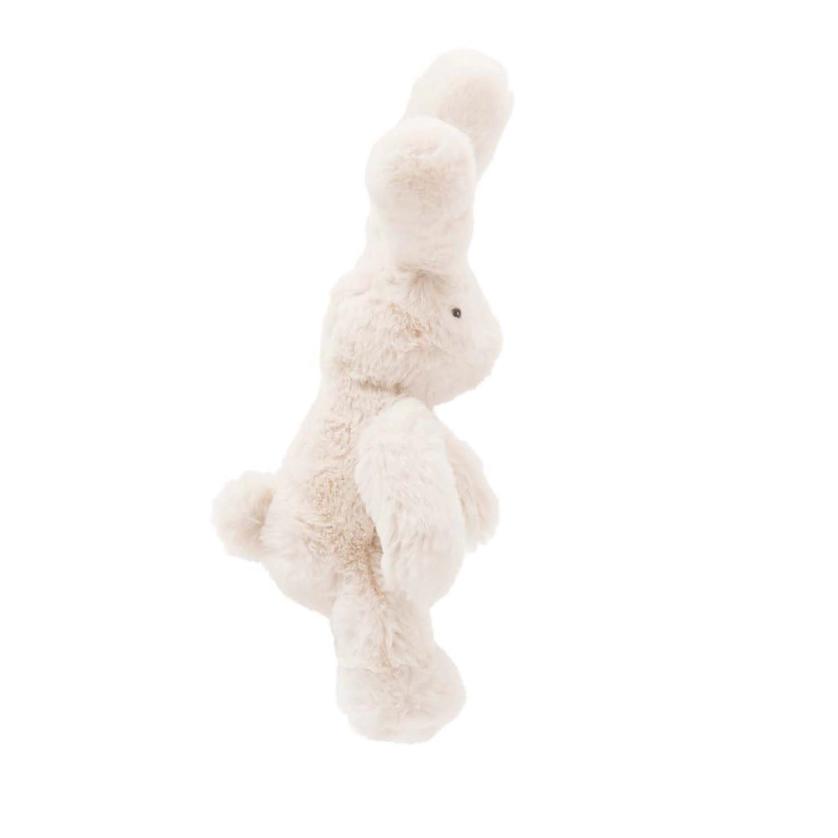 Kremhvít Louison kanína frá Moulin Roty séð frá hlið, 22 cm mjúkdýr
