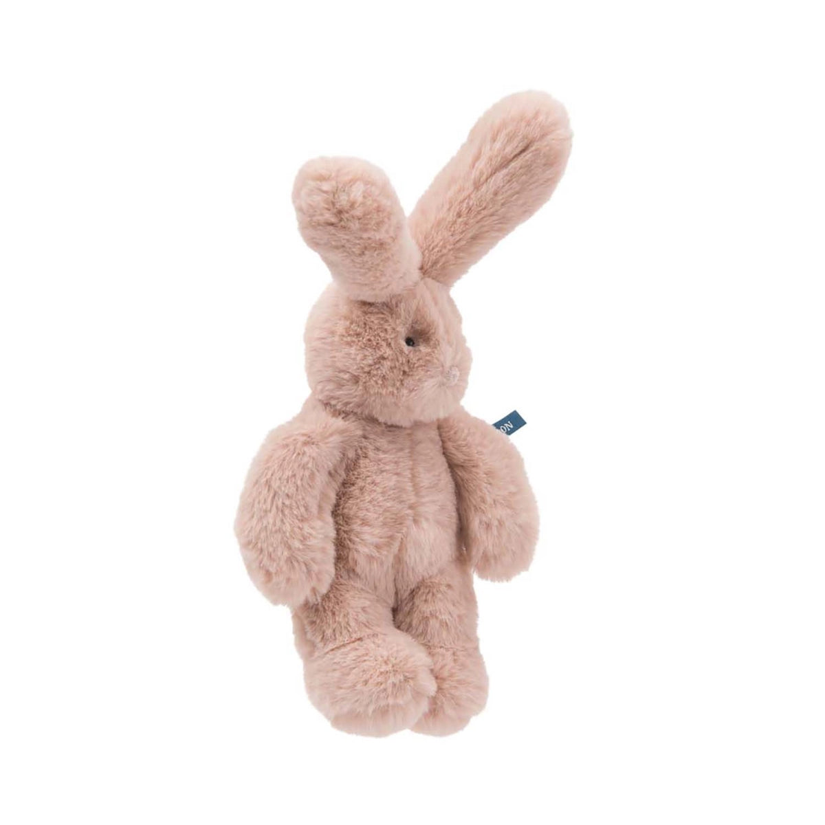 Bleik Louison kanína frá Moulin Roty séð frá hlið, 22 cm mjúkdýr