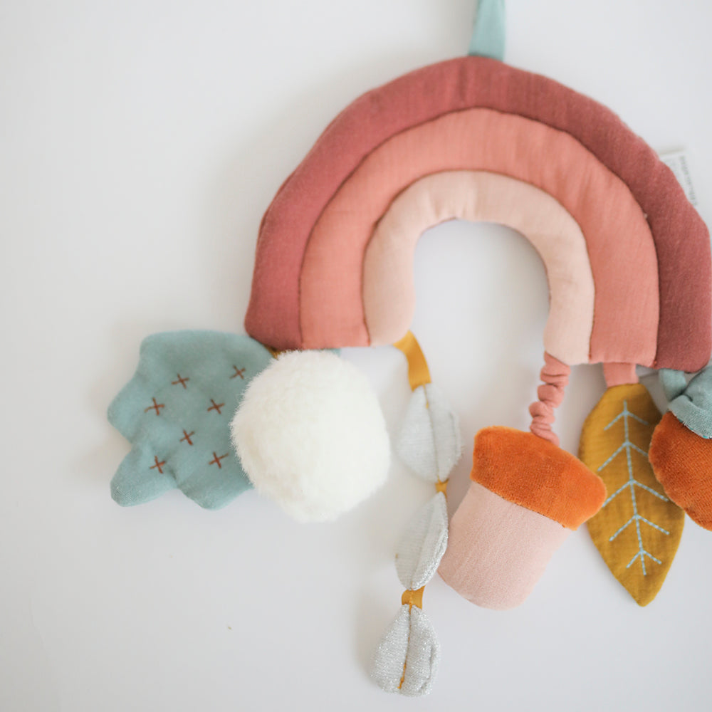 Moulin Roty Skynjunarregnbogi með hljóðum og skynjunarhlutum