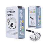 Pakkningin af „Stroller Cards – I See on a Walk“ sýnir innihald.