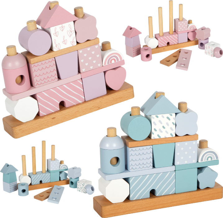 Stöflunarhús, til í pastel bleiku og pastel bláu