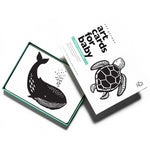 Art Cards fyrir Tummy Time - Sjávardýrin